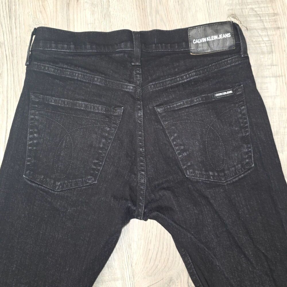 Calvin Klein CKJ 056 Athletic Tapered Men's Jeans Size 28 x 30 In Vintage Black - Picture 7 of 7